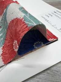 850582 綿麻キャンバス 80/20 TYROLIAN DAISY[生地] VANCET サブ画像