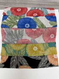 850582 綿麻キャンバス 80/20 TYROLIAN DAISY[生地] VANCET サブ画像