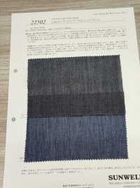 22502 2.4ozインディゴシアーウォッシュドデニム[生地] SUNWELL(サンウェル) サブ画像