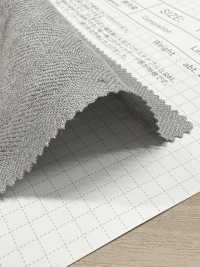 OS2514 リネン 1/40 ヘリンボーン 炭染 柿渋染[生地] 柴屋 サブ画像