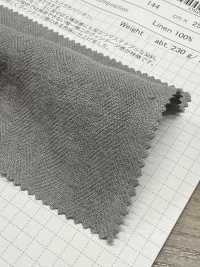 OS2514 リネン 1/40 ヘリンボーン 炭染 柿渋染[生地] 柴屋 サブ画像