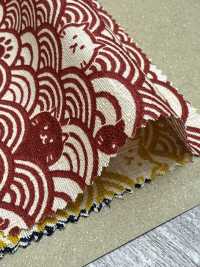 AP41903-DR FUKUFUKUネコ ドビー(半折)[生地] コスモテキスタイル サブ画像