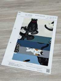 AP35406-DR ドウブツ オックス(半折)[生地] コスモテキスタイル サブ画像