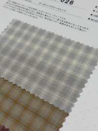 SBT-026 オーガニック ドビーチェック[生地] 桑村繊維 サブ画像