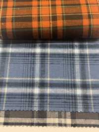 K-4031 ヴィンテージネップツイルチェック (ナッピング風起毛)[生地] 桑村繊維 サブ画像