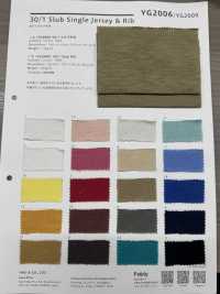 YG2006 30/1 スラブ天竺[生地] ヤギ サブ画像