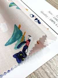 AP55203 絵本アニマル シーチング(丸巻)[生地] コスモテキスタイル サブ画像