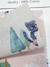 AP55203 絵本アニマル シーチング(丸巻)[生地] コスモテキスタイル サブ画像