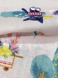 AP55203-DR 絵本アニマル シーチング(半折)[生地] コスモテキスタイル サブ画像