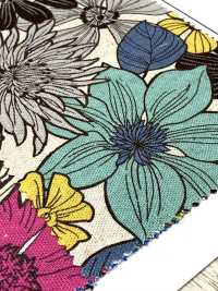 AP55803-DR C/L フラワー キャンバス(半折)[生地] コスモテキスタイル サブ画像