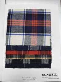 26139 先染 20s ビエラチェック[生地] SUNWELL(サンウェル) サブ画像