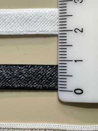 HW-3004 ストレッチテープ 肩ゴム 黒[リボン・テープ・コード] ノンネーム サブ画像