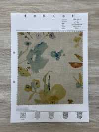 7026-700-6 CLシーチング 水彩花柄[生地] 北高 サブ画像