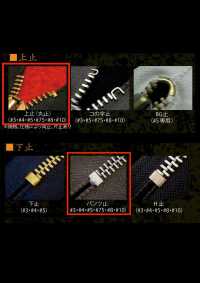 75-BK-CO-C WALDES® ビンテージファスナー ブラック 7.5サイズ 綿テープ 止 朝日ファスナー サブ画像