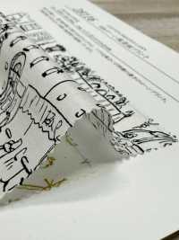 28116 60sローン風景画プリント[生地] SUNWELL(サンウェル) サブ画像