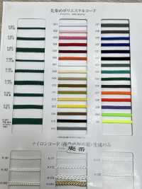 K-240 先染めポリエステルコード 平紐 細[リボン・テープ・コード] RIVER サブ画像