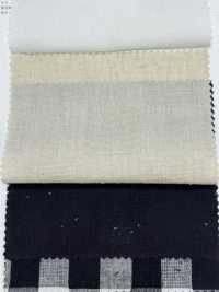 CHL-6341 綿麻パナマブロック チェック[生地] 桑村繊維 サブ画像