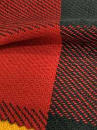 CH-6325 トリプルヤーン ツイルブロックチェック[生地] 桑村繊維 サブ画像