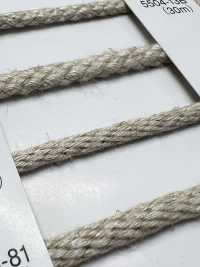5504-80 麻シリーズ 丸紐 金剛打ち[リボン・テープ・コード] RIVER サブ画像