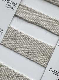 R-5505-27L 麻シリーズ 斜子 テープ[リボン・テープ・コード] RIVER サブ画像