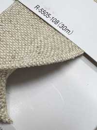 R-5505-108 麻シリーズ ゴムテープ[リボン・テープ・コード] RIVER サブ画像