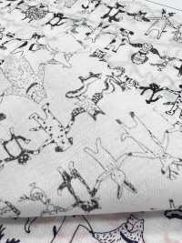 1026-625-10 60 ローン 手つなぎ動物[生地] 北高 サブ画像