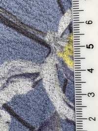 7026-440-1 融着天竺 転写 流れ花[生地] 北高 サブ画像