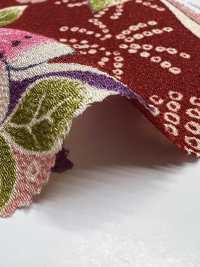 KKP2338-D-UMENIHITTA 二越ちりめん® 梅に疋田[生地] 宇仁繊維(小紋工房) サブ画像