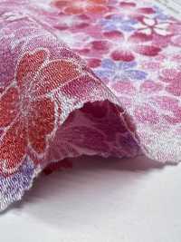 KKP2338-D-MAIZAKURA 二越ちりめん® 舞桜[生地] 宇仁繊維(小紋工房) サブ画像