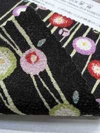 KKP2338-D-YTSUBAKI 二越ちりめん® 夢椿[生地] 宇仁繊維(小紋工房) サブ画像