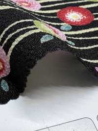 KKP2338-D-YTSUBAKI 二越ちりめん® 夢椿[生地] 宇仁繊維(小紋工房) サブ画像