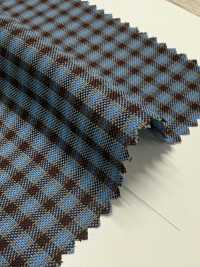 3SG042 リサイクル ポリエステル オックスフォード プレイド[生地] シャンブレー サブ画像