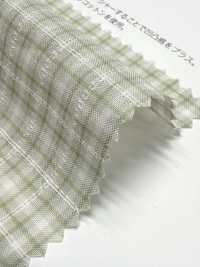 3SG040 オーガニックコットン クラフテッド ドビー プレイド[生地] シャンブレー サブ画像