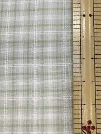 3SG040 オーガニックコットン クラフテッド ドビー プレイド[生地] シャンブレー サブ画像