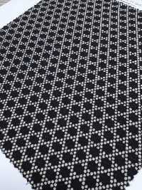 KKP3338-D-KAGOME 二越ちりめん®  籠目小紋[生地] 宇仁繊維(小紋工房) サブ画像