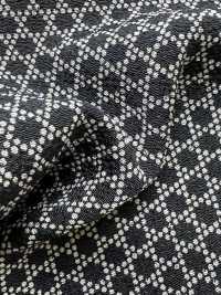 KKP3338-D-KAGOME 二越ちりめん®  籠目小紋[生地] 宇仁繊維(小紋工房) サブ画像