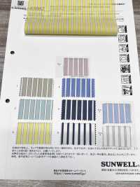 45082 シルフィー ローン ストライプ[生地] SUNWELL(サンウェル) サブ画像