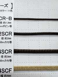 22SCR シリコン コーティング コード 2MM[リボン・テープ・コード] こるどん サブ画像