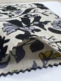 7026-1710-1 CL シーチング シルエット花柄[生地] 北高 サブ画像