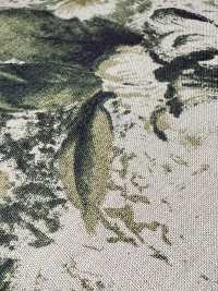 7026-1730-1 綿麻 シーチング 大花[生地] 北高 サブ画像