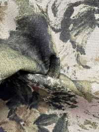 7026-1730-1 綿麻 シーチング 大花[生地] 北高 サブ画像