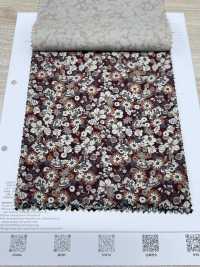 7026-1720-2 21W コール天 更紗花[生地] 北高 サブ画像