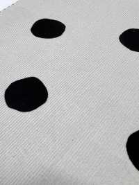 7026-1720-6 21W コール天 手描き丸[生地] 北高 サブ画像