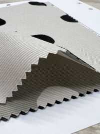 7026-1720-6 21W コール天 手描き丸[生地] 北高 サブ画像