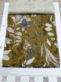 4026-1755-5 21W コール天 刺繍タッチ草花[生地] 北高 サブ画像