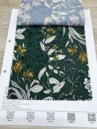 4026-1755-5 21W コール天 刺繍タッチ草花[生地] 北高 サブ画像
