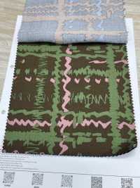 7026-1810-2 RC サテン BIG幾何[生地] 北高 サブ画像