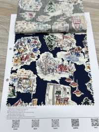 8026-1560-3 30 ビエラ エンジェルソフト 北欧風景柄[生地] 北高 サブ画像