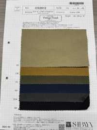 OS2012 20/1×12/1 ムラ糸 ダック[生地] 柴屋 サブ画像