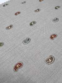 7026-1615-1 60 ローン 9088 ミニペイズリー[生地] 北高 サブ画像